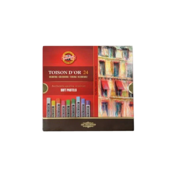 Pastelkrijt Koh-I-Noor Toison 8514 Rond 24 Assorti