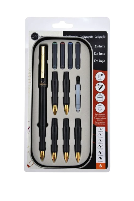 Kalligrafiepen Manuscript Mc1155 Deluxe 6-Delig