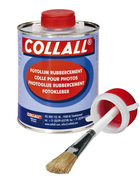 Rubbercement Collall 1000ml + Kwast