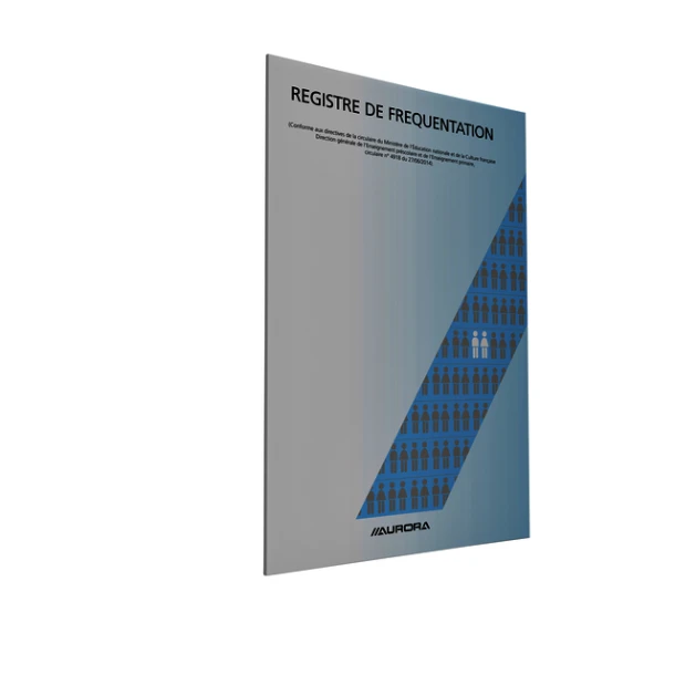 Aanwezigheidsreg Aurora Spl A4 32blz 80gr Fr-Talig