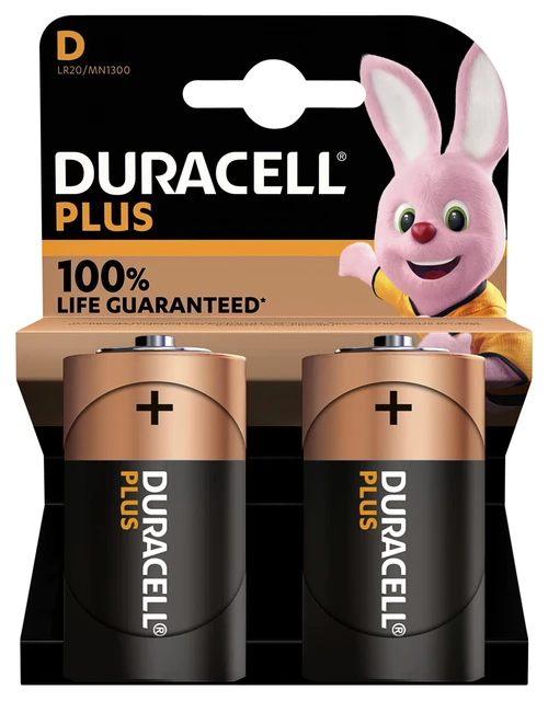 Batterij Duracell Plus 2xD (MN1300)