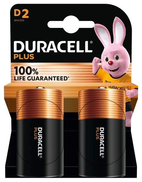 Batterij Duracell Plus 2xD (MN1300)