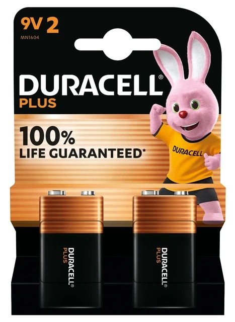 Batterij Duracell Plus Power 2x9Volt MN1604