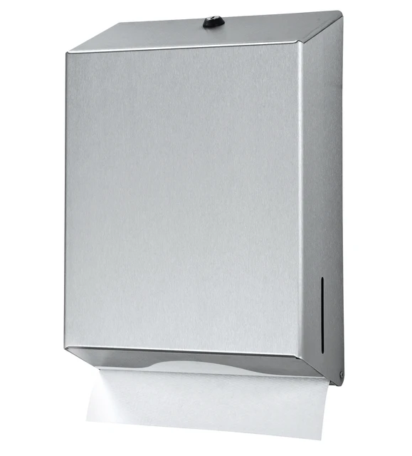 Handdoekdispenser Euro Products Groot Zilver