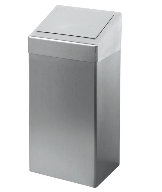 Afvalbak Euro 50liter Rvs