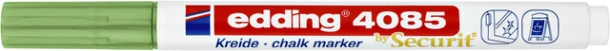 Krijtstift edding 4085 by Securit rond 1-2mm metallic groen