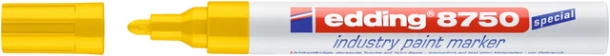 Paintmarker edding 8750 industrie 2-4mm geel