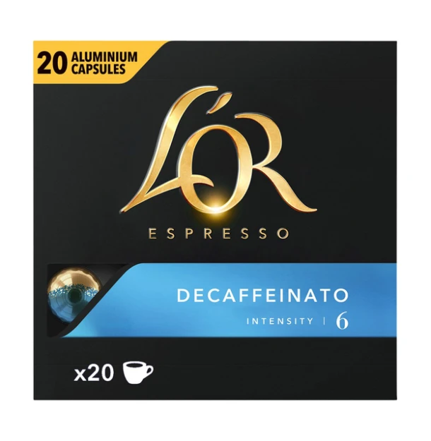 Koffiecups L‘Or Espresso Decaffeinato 20st