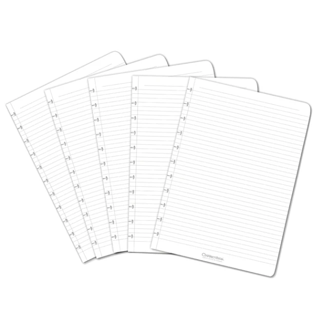 Uitbreidingsset Correctbook A4 met 5 gelinieerde bladen