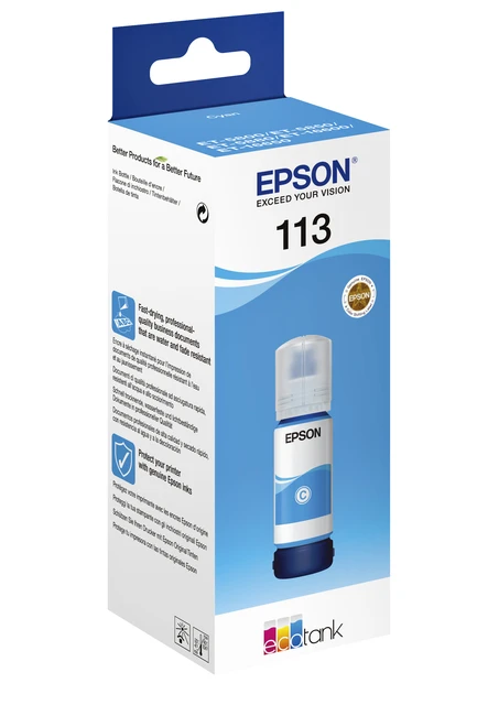 Navulinkt Epson 113 Ecotank Blauw