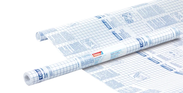 Boekfolie Tesa 50cmx5m Transparant Zelfkl