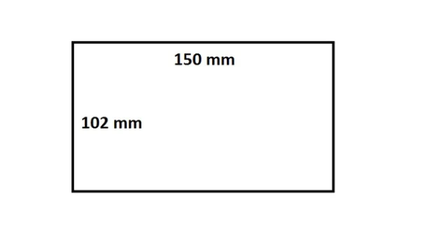 Labeletiket Iezzy 800740-605 102x150mm 76mm Wit