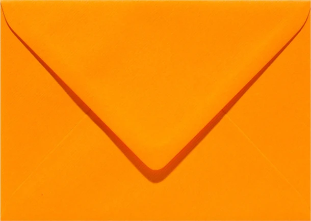 Envelop Papicolor EA5 156x220mm oranje pak à 6 stuks