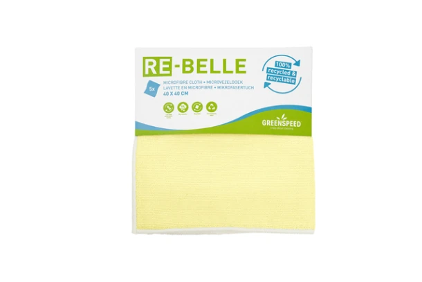 Microvezeldoek Re-Belle 40x40cm Geel
