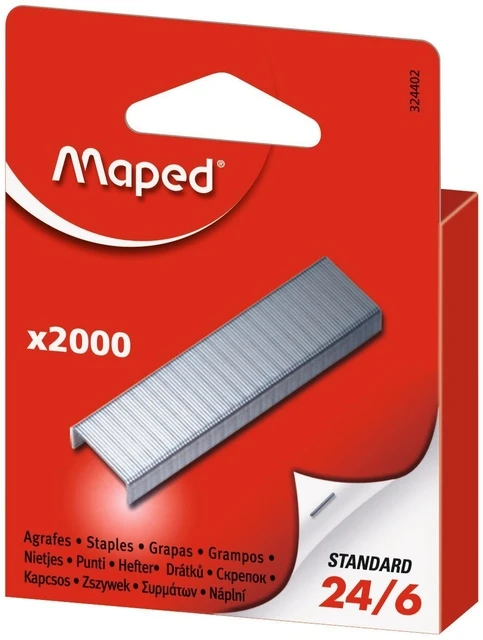 Nieten Maped 24/6 verzinkt 2000st