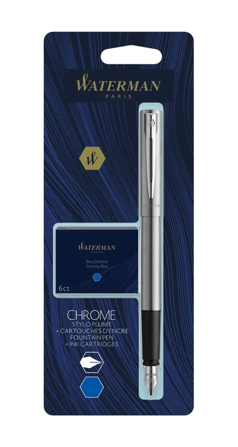 Vulpen Waterman Allure F Chroom En Inktpatr Bl