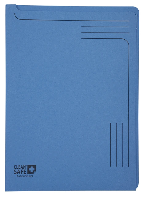 Insteekmap L-model Exacompta CleanSafe blauw 5st.