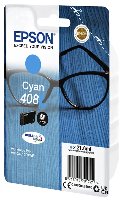 Inktcartridge Epson T09k240 408l Blauw