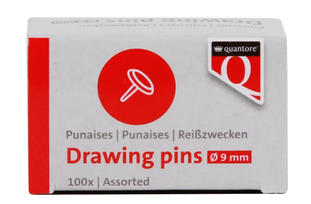 Punaises Quantore assorti; doosje 100 stuks