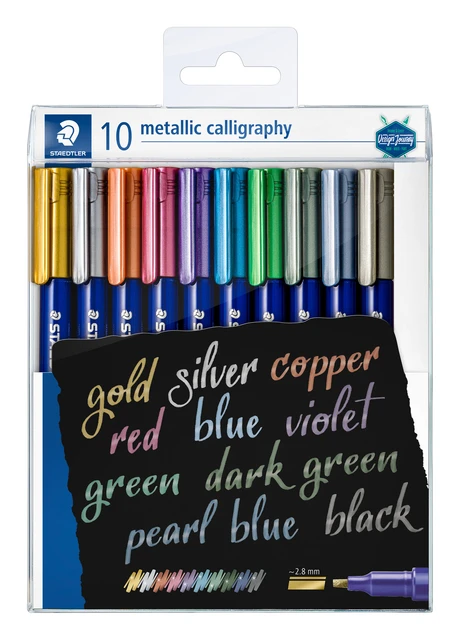 Kalligrafiepen Staedtler Metallic Ass