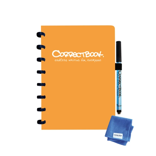 Correctbook A5 Blanco 40blz Oranje
