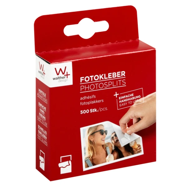 Fotoplakker Walther 13x17mm; doosje 500 stuks