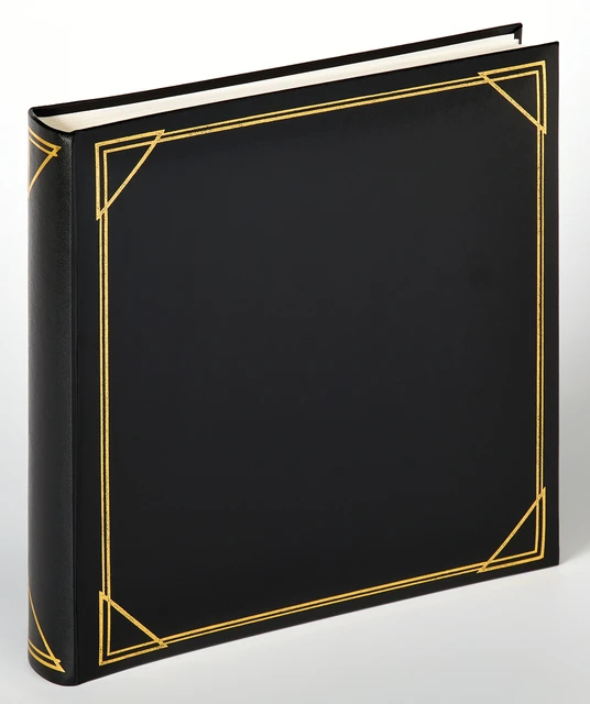 Fotoalbum Walther Design Standaard 30x30cm Zwart