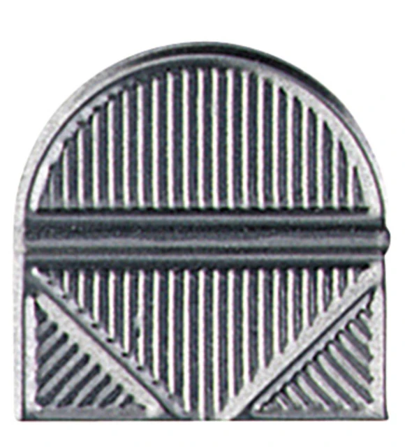 Hoekclips Alco 100stuks zilverkleurig; doos 100st