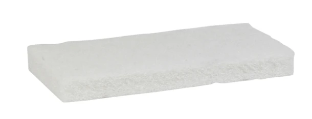 Schuurspons Vikan zacht 125x245x23mm wit nylon; 10