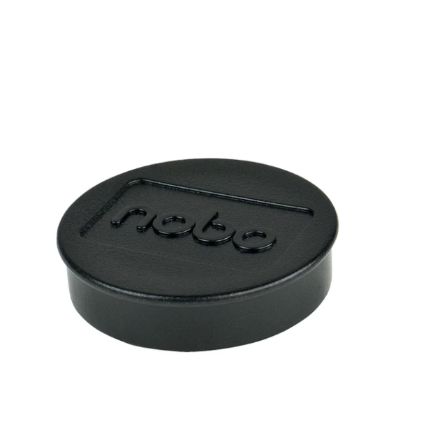 Magneet Nobo 38mm Zwart 10 Stuks