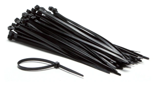 Inbindstrips Iezzy Nylon 4.8x200mm D 49.5mm Zwart