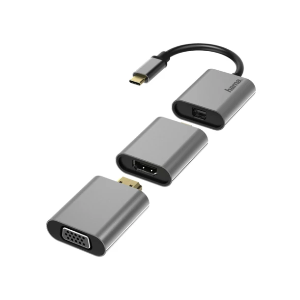Adapter Hama Video 6-In-1 Aluminium