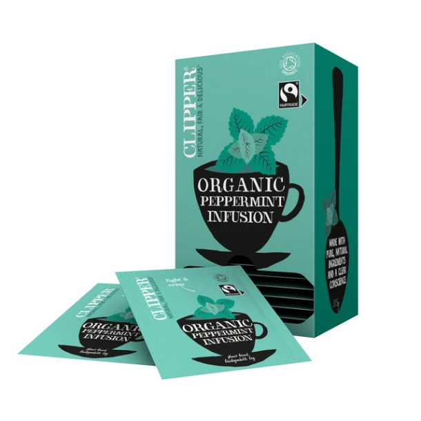 Thee Clipper Fairtrade Infusion peppermint bio 25s