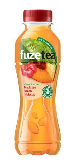 Frisdrank Fuzetea peach hibiscus petfles 400ml