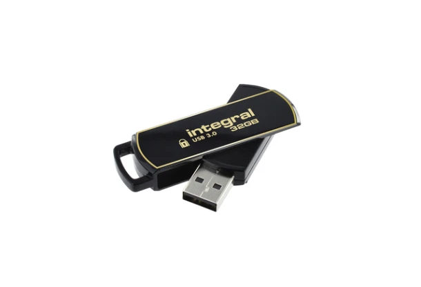 Usb-Stick Integral 3.0 Secure 360 32gb Zwart