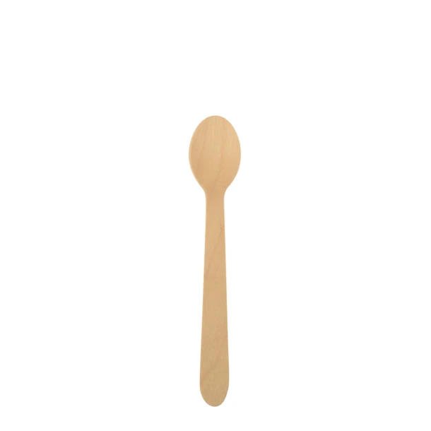 Koffielepel Papstar 110mm Hout
