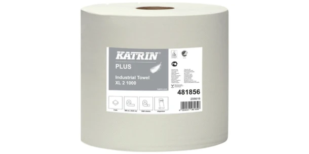 Poetsrol Katrin 481856 Plus Wit 2lgs 36,5x38cm