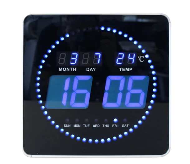Wandklok Unilux Flo LED 28cmx28cm