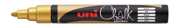 Krijtstift Uni-Ball Chalk Rond Goud