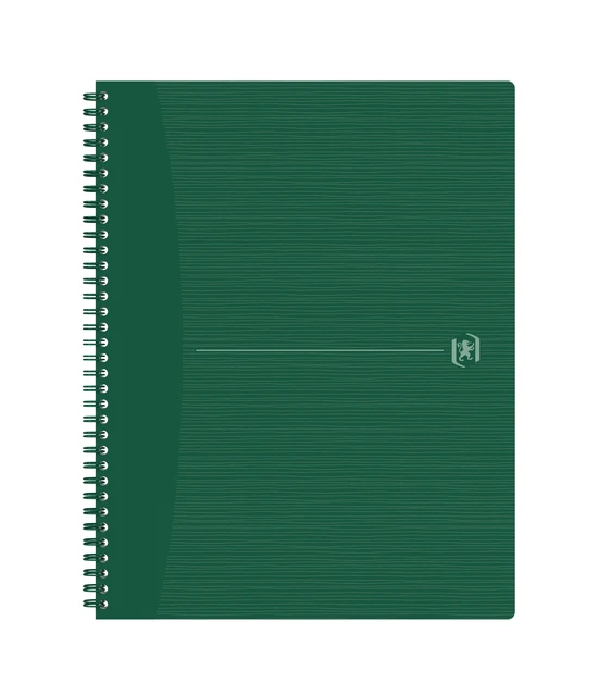 Spiraalblok Oxford Origin A4+ lijn 140 pagina's 80gr groen
