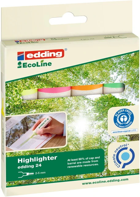 Markeerstift Edding 24 Eco 2-5mm Assorti
