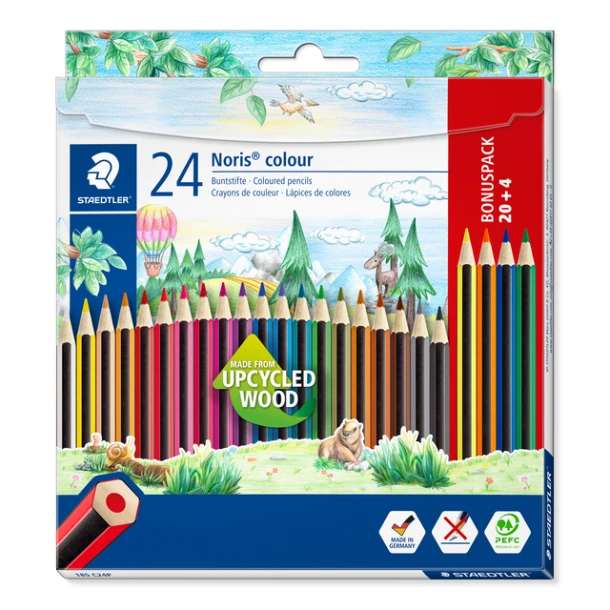 Kleurpotloden Staedtler Noris 20+4 gratis ass