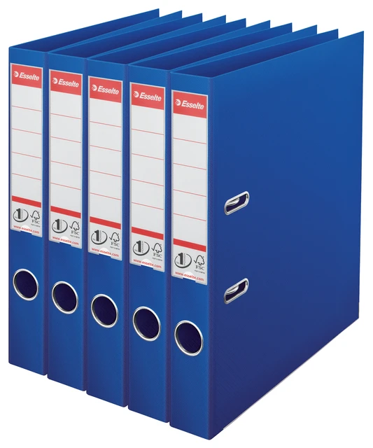 Ordner Esselte No 1 Power PP 50 mm blauw 5 stuks