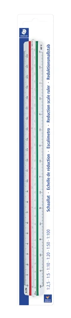 Schaalliniaal Staedtler 561 300mm verdeling DIN co