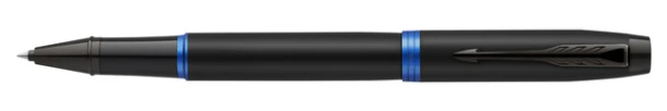 Rollerpen Parker IM Black Blue Vibrant Ring fijn