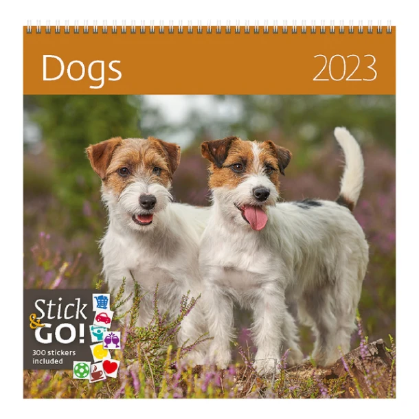 Kalender 2027 30x30cm Honden