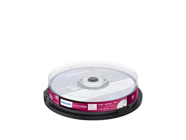 Dvd+Rw Philips 4.7gb 4x Sp (10)