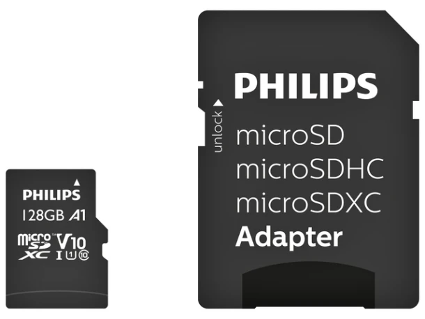 Geheugenkaart Philips Micro Sdxc 128gb