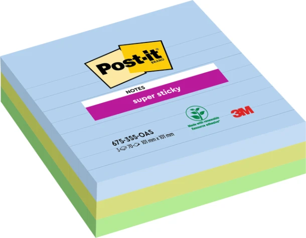 Memoblok 3m Post-It 675-3ss-Oas