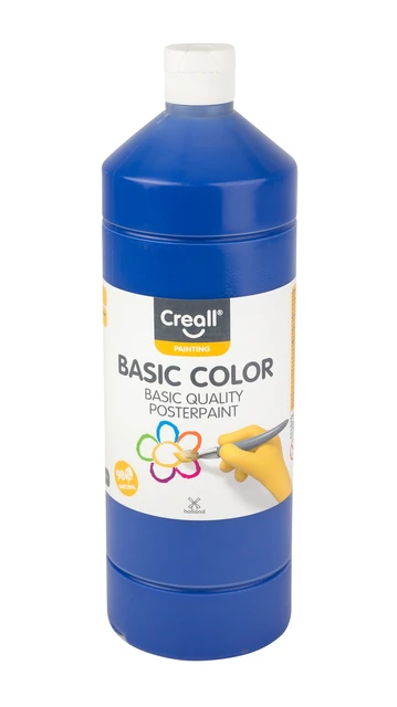Plakkaatverf Creall Basic 11 Donkerblauw 1000ml